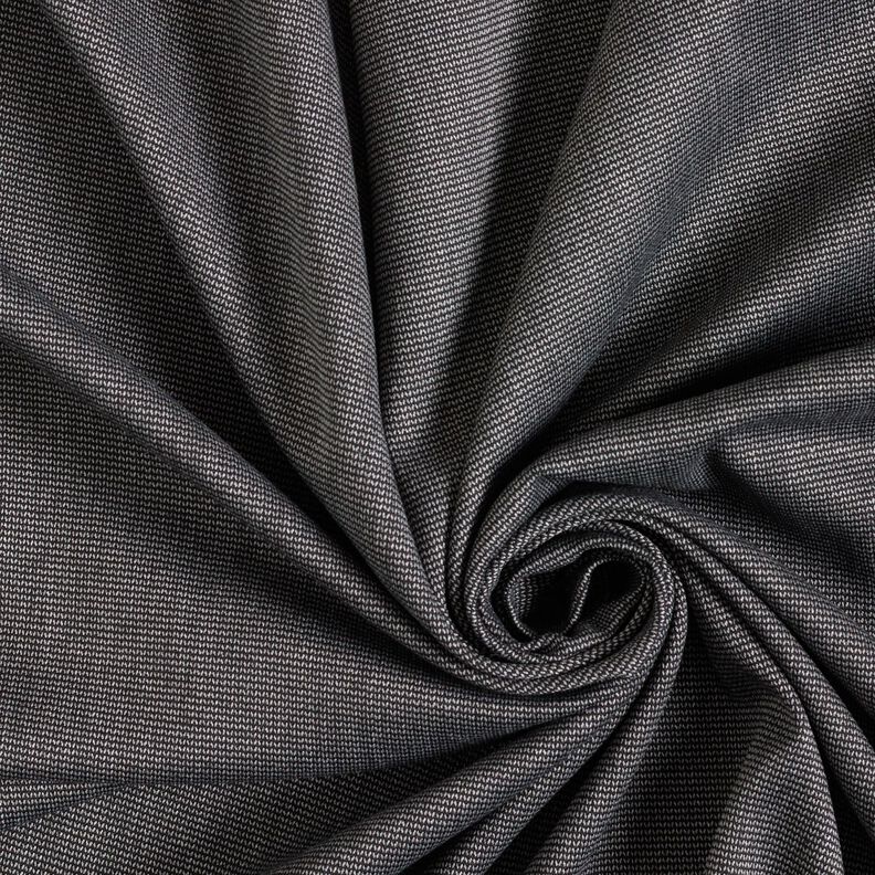 Broekstof stretch zigzag – zilvergrijs/zwart,  image number 3