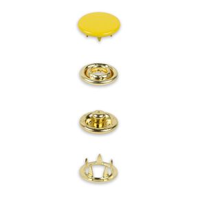 Jersey drukknopen [12 mm] | Prym – geel, 