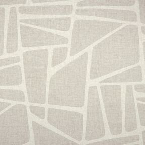 Vitragestof Linnen-mix Formulieren  – licht taupe/natuur, 