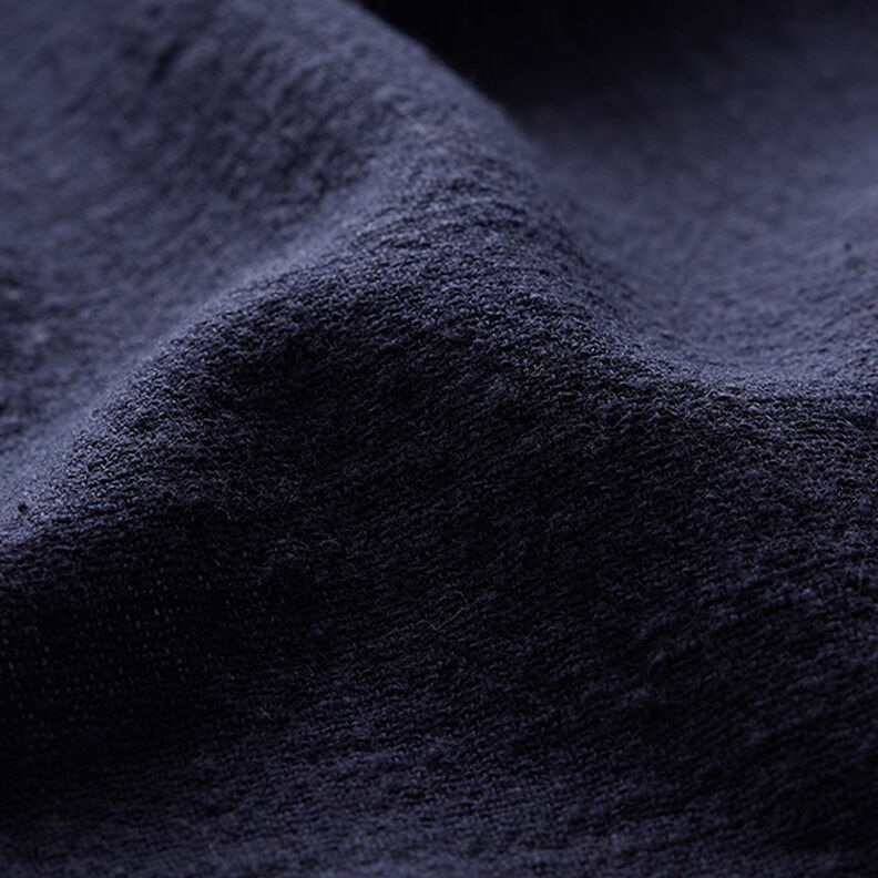 Katoenen stof Linnen look – nachtblauw,  image number 2