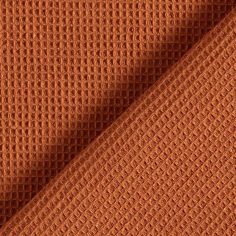 Wafelpiqué mini – terracotta,  image number 3