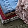 Viscosestof Glencheck – blauw,  thumbnail number 6