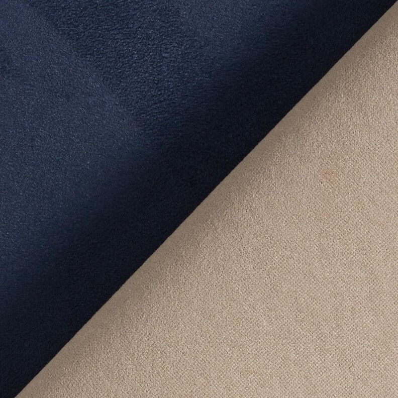 Bekledingsstof Nubuck-imitatie – nachtblauw,  image number 4