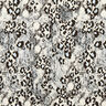Polyester jersey slangenprint – wit/zwart,  thumbnail number 1