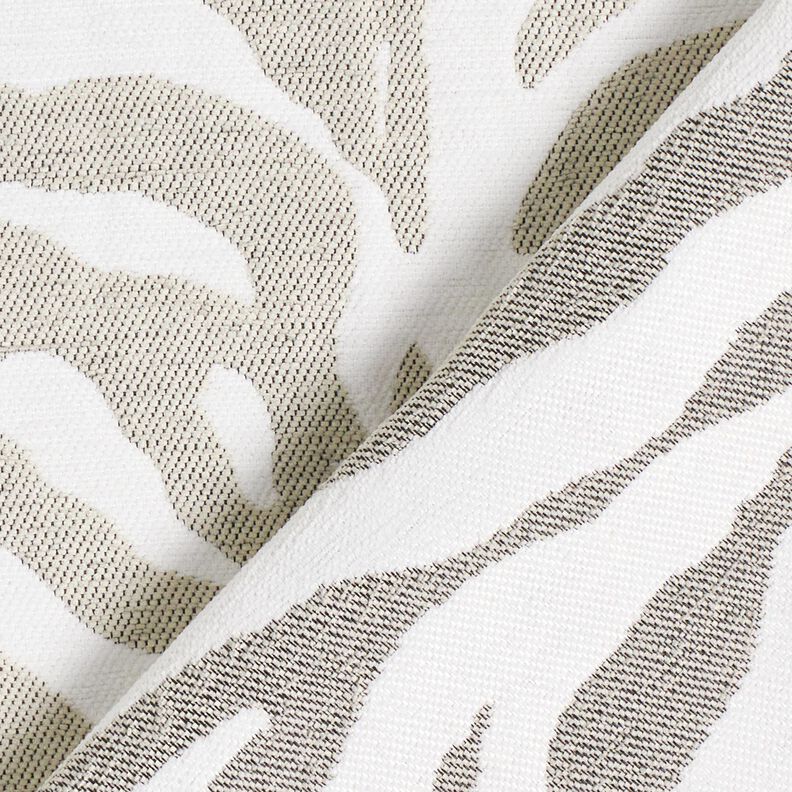 Bekledingsstof Jacquard Zebra – anemoon/natuur, image number 4