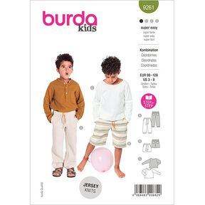 Broek / Trui, Burda 9261 | 98 - 128, 