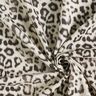 Viscose-linnen-mix Luipaardprint digitale print – amandel/zwart,  thumbnail number 3