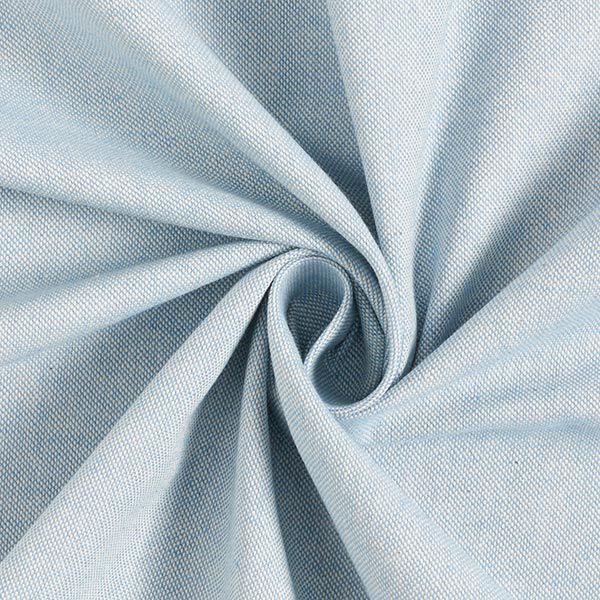 Decostof half panama Chambray gerecycled – lichtblauw/natuur,  image number 1