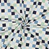 Katoenjersey Ruit| Poppy Fabrics – natuur/blauwgrijs,  thumbnail number 3