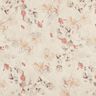Stretchvelours met Sherpa-achterkant en delicate bloemen | Katia Fabrics – natuur,  thumbnail number 1
