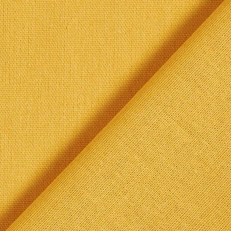 Viscose-linnen-mix Effen – zonnegeel,  image number 3