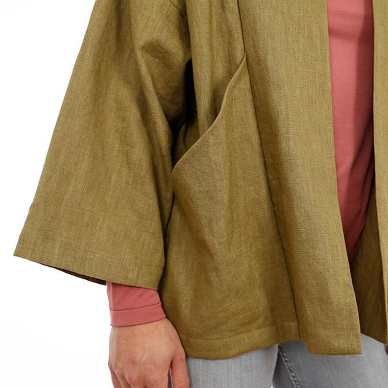 FRAU SINA - kimono-jas met schuine zakken, Studio Schnittreif | XS - XXL,  image number 6