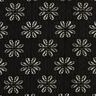 Stretch kant bloemen – zwart,  thumbnail number 1
