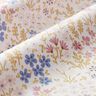 Gecoate katoen kleurrijke bloemenweide – wit/pastelviolet,  thumbnail number 3