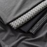 Broekstof stretch zigzag – zilvergrijs/zwart,  thumbnail number 5