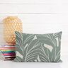 Decostof Panama elegante bladeren – riet/natuur,  thumbnail number 6