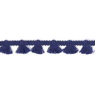 Franjeband [15 mm] - marineblauw, 