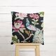 Decostof Gobelin Pauw – zwart/roos,  thumbnail number 8