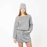 Sweatshirt melange geruwd – lichtgrijs,  thumbnail number 9