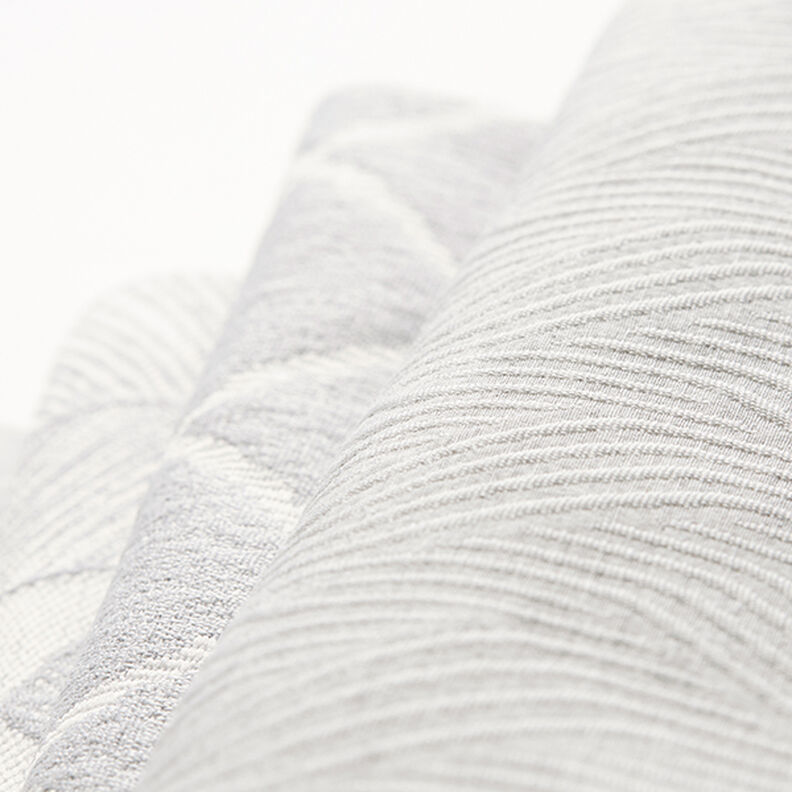 Decostof jacquard golvende lijnen – lichtgrijs,  image number 6