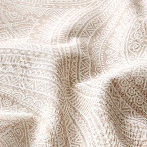 Decostof Canvas Mandala – natuur/wit, 