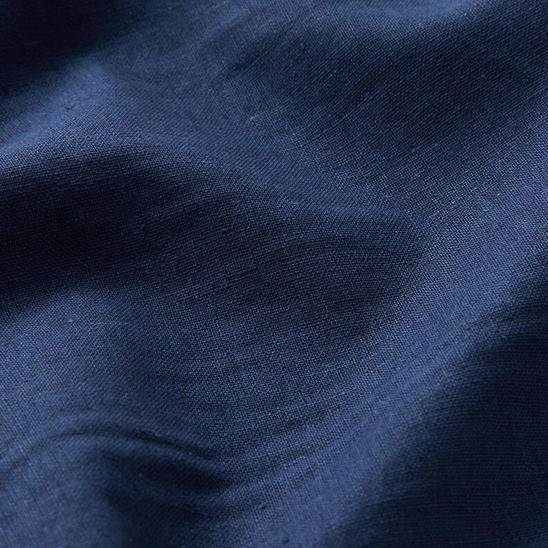 Gewassen linnen-katoenmix – nachtblauw,  image number 2