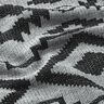 Ikat-patroon van gebreide stof – grijs/zwart,  thumbnail number 2