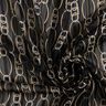 Chiffon glitter krijtstreep schakels – zwart/wit,  thumbnail number 3