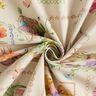 Decostof Half panama Pasen-collage – natuur/roze,  thumbnail number 3