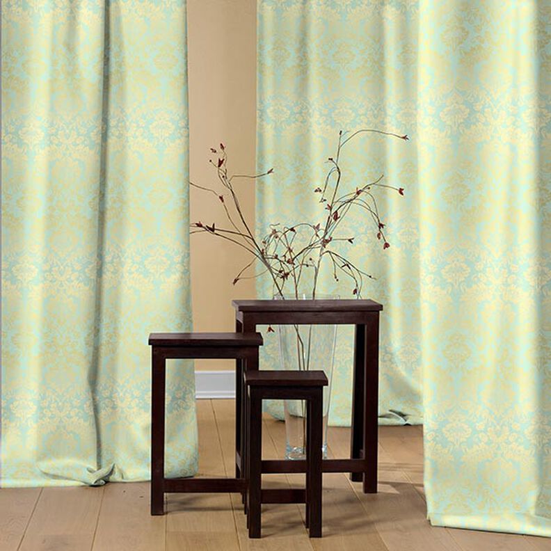 Decostof Jacquard Trento 280 cm – mint, image number 3
