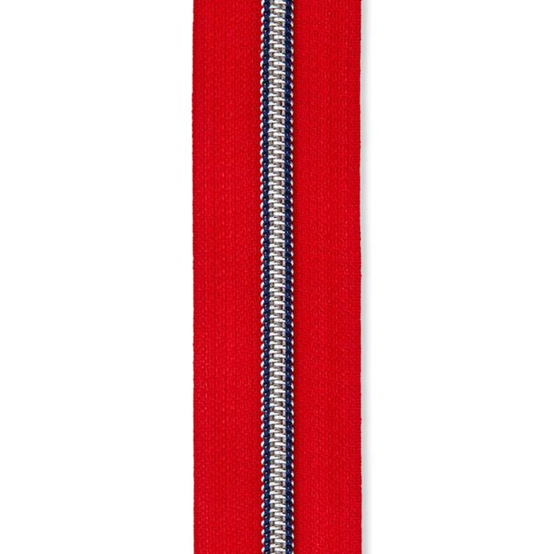 Eindeloze ritssluiting [5 mm] Metaal | Prym – rood,  image number 2