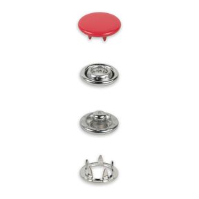 Jersey drukknopen [12 mm] | Prym – rood, 