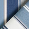 Outdoorstof Canvas gemengde strepen – indigo/ivoor,  thumbnail number 4