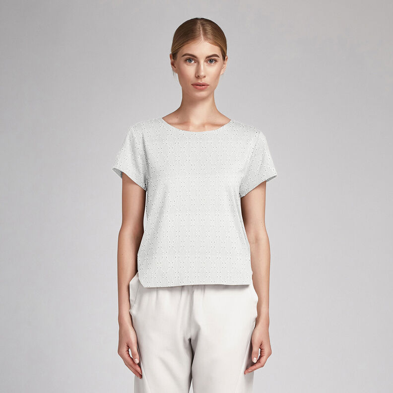 Gekreukt jersey broderie anglaise – wit,  image number 6