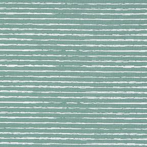 Katoenjersey Skribbel-strepen – riet, 