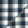 Katoenflanel Grote ruit – jeansblauw/ecru,  thumbnail number 3