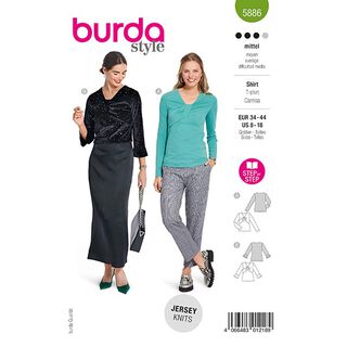 Shirt | Burda 5886 | 34-44, 