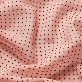 Chiffon glitterstrepen en stippen – licht oudroze, 
