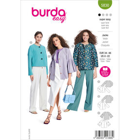 Jasje | Burda 5830 | 34-48, 