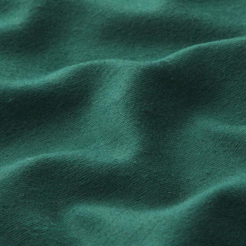 Katoenflanel Effen – dennengroen,  image number 3