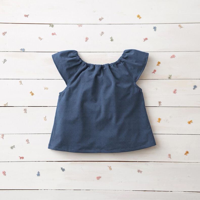 Katoenjersey medium effen – oceaanblauw, image number 8