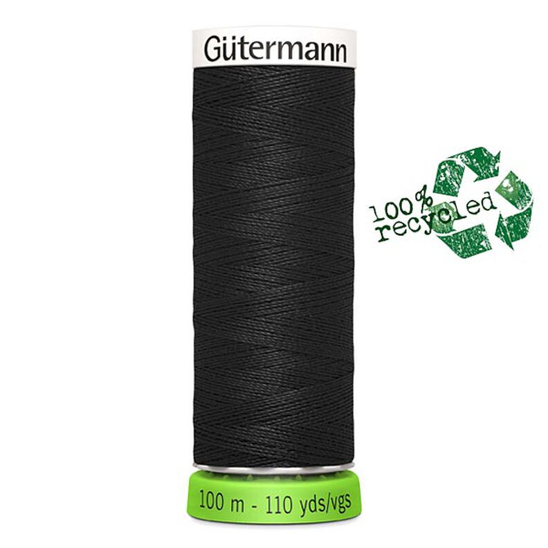 Allesnaaier rPET [000] | 100 m | Gütermann – zwart,  image number 1