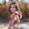 Teddy pluche Smileys | Poppy Fabrics – donker oudroze/ecru,  thumbnail number 5