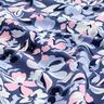 Sommersweat Grote bloemen | Poppy Fabrics – jeansblauw,  thumbnail number 2
