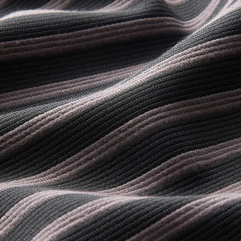 Jacquard jersey strepen – mauvegrijs/anthraciet,  image number 2
