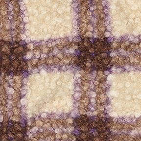 Tricot bouclé Ruit – groen/ecru, 