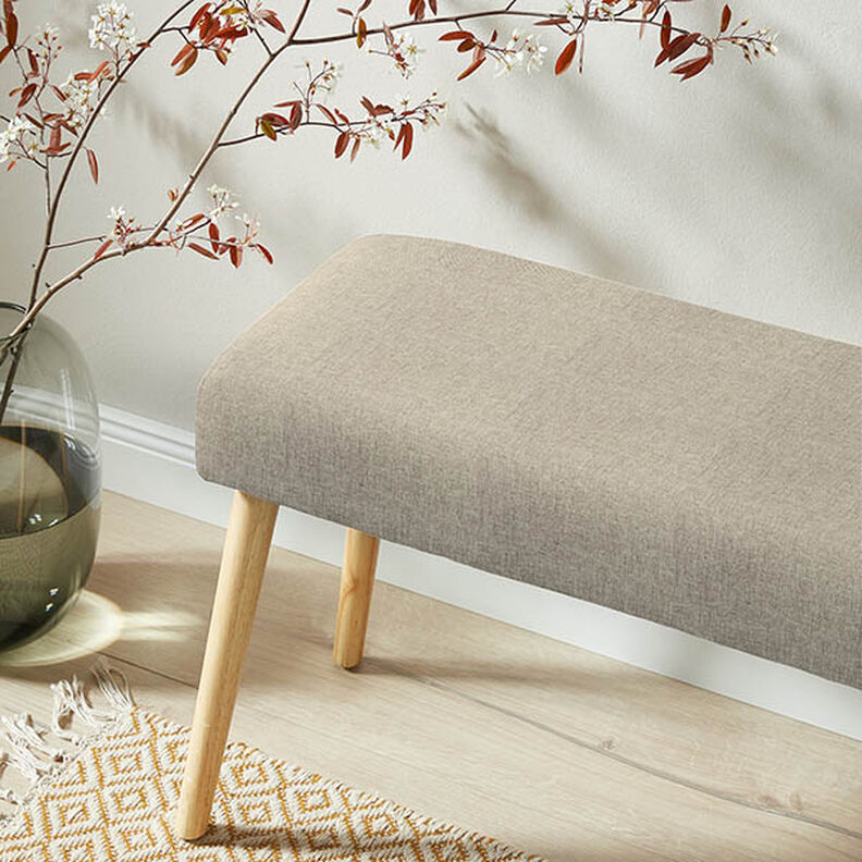 Bekledingsstof gemêleerd effen – beige, image number 6