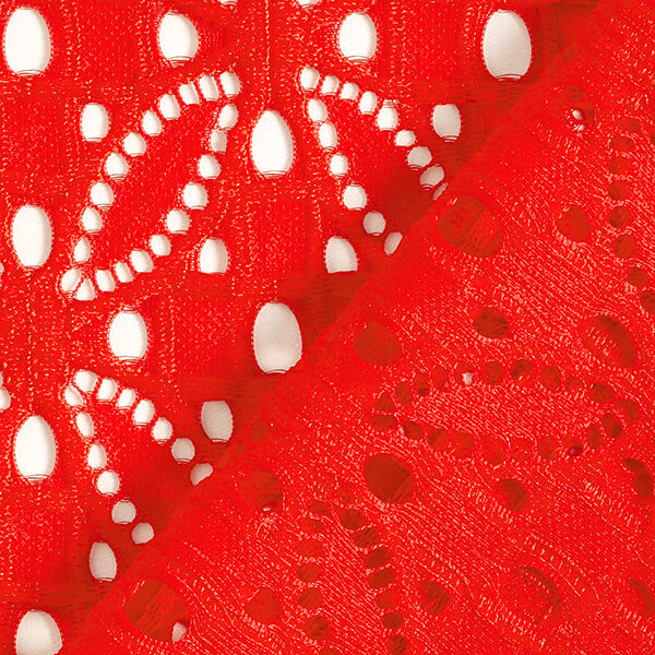Elastisch kant Versiering – rood, image number 4