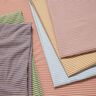 Katoenjersey smalle strepen – creme/kaneel,  thumbnail number 5