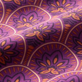 Gecoate katoen Abstracte vakken – purper, 